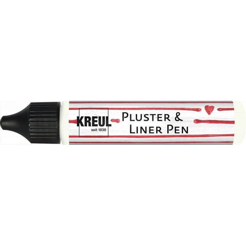 3D Pluster & LinerPen KREUL 29 ml BÍLÁ BAVLNA ck 49824