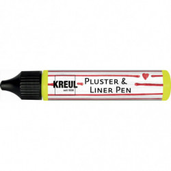 3D Pluster & LinerPen KREUL 29 ml NEON ŽLUTÁ, ck 49821