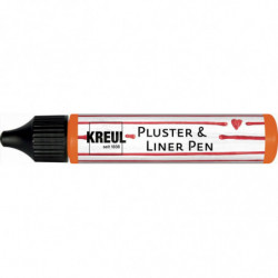 3D Pluster & LinerPen KREUL 29 ml NEON ORANŽOVÁ, ck 49822