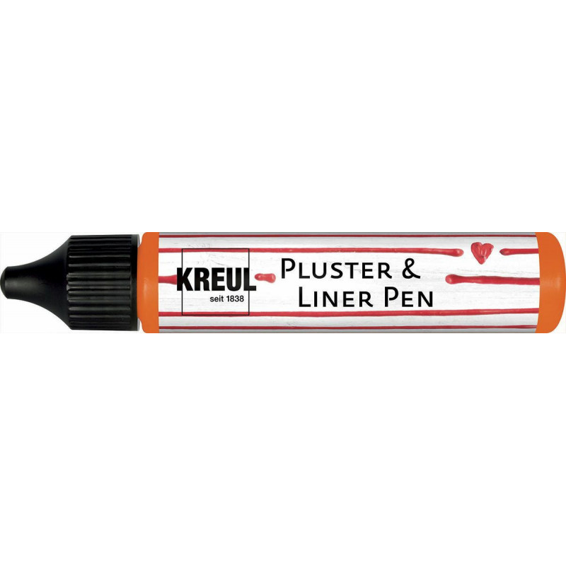 3D Pluster & LinerPen KREUL 29 ml NEON ORANŽOVÁ, ck 49822