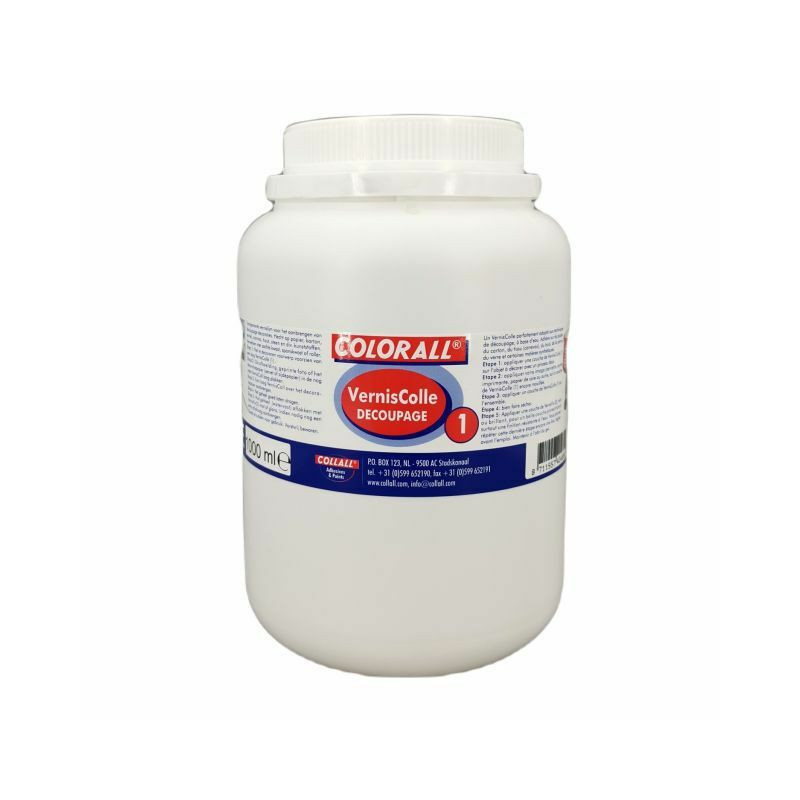 Lepidlo na decoupage 1000ml COLLALL B.V., lepidla laky hobby barvy