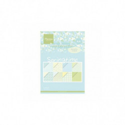 Marianne Design Sada papírů A4 Springtime (16ks), , papíry v sadě, potiskem scrapbooking