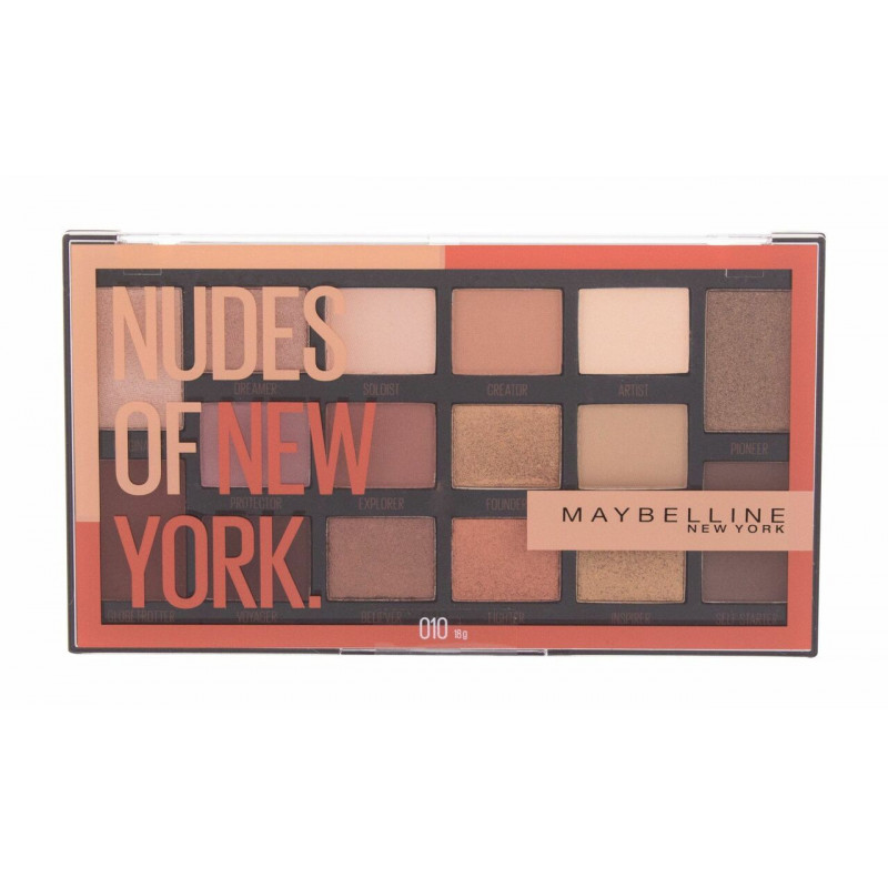 Maybelline 18g Nudes Of New York 010 Oční stín