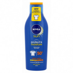 Nivea 200ml Sun Protect & Moisture SPF50+, Opalovací přípravek na tělo