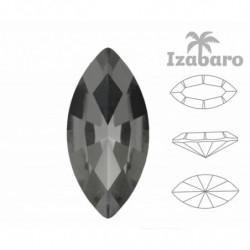 6ks Izabaro Crystal Crystal Navette Fancy 4228 Izabaro Chaton tváří kamínky 10mm x