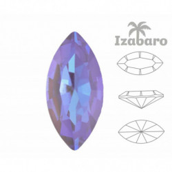 6ks Izabaro Crystal Navette Fancy 4228 Izabaro Chaton tváří kamínky