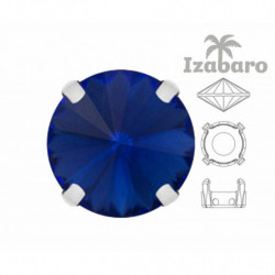 4ks Izabaro Crystal Round Rivoli 12mm Crystal šít na 1122 tváří