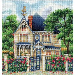 Cross Diy Kit Mouline nitě na plátně, ruční vyšívání Set Needlepoint