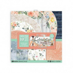 Stamperia Sada oboustranných papírů 20x20cm Celebration (10ks), , papíry jednobarevné, scrapbooking