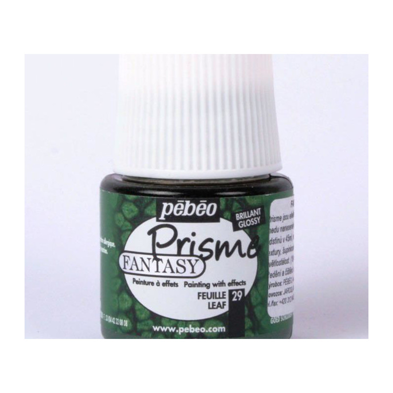 Fantasy Prisme Leaf Green 45ml Pébéo Efektové, Barvy Speciální, Hobby Barvy Decoupage