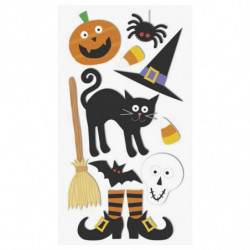 Heyda Papírová samolepicí dekorace - Halloween (10ks), , papírové, ozdoby scrapbooking