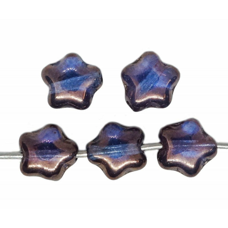 60ks české sklo 6mm x 6mm