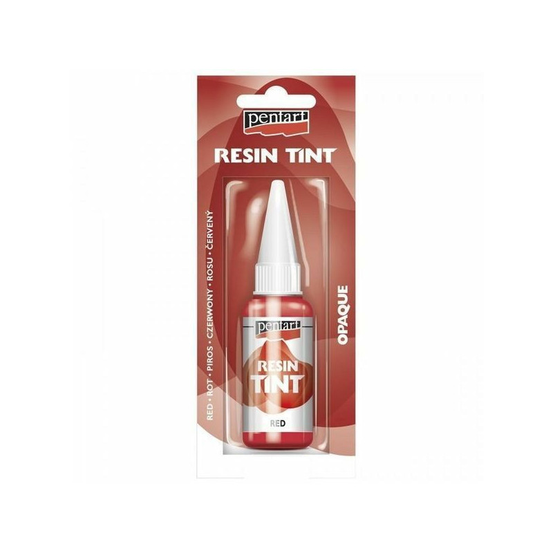 Pentart Barvivo do pryskyřice (20ml) červená, , křišťálová, tematická nabídka