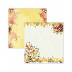 Studio Light Oboustranný papír na scrapbook Beauty of Fall (1ks) č.53 , 30 x 30 příroda papíry listy potiskem scrapbooking