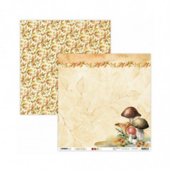 Studio Light Oboustranný papír na scrapbook Beauty of Fall (1ks) č.54 , 30 x 30 příroda papíry listy potiskem scrapbooking