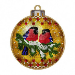 1pc na Diy Kit závit Seed bead výšivka na dřevěné plátno vánoční strom Ornament Craft Beaded Set Cross Stitch Kit Vánoce