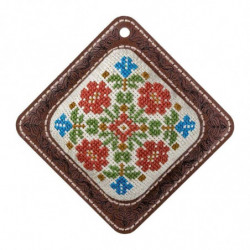 1pc Květiny Pin polštář Cross Stitch Diy Kit Jehlové nitě výšivky na bavlněné plátno šicí dekor řemesla Ornament vánoční dárek