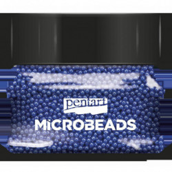 Korálky skleněné MICROBEADS PENTART MODRÁ, pe 38995