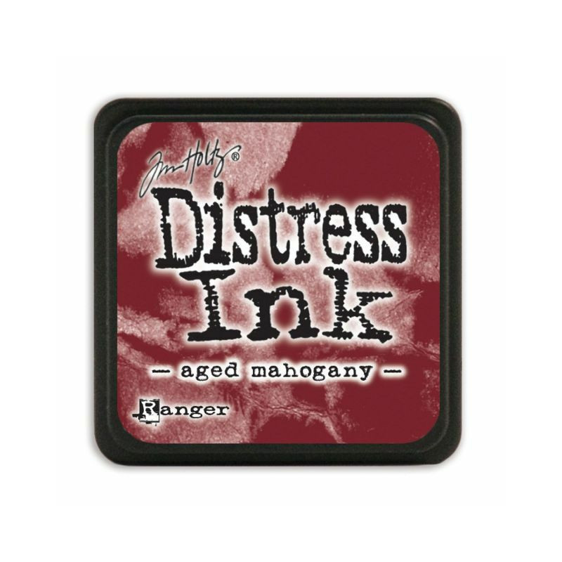 Ranger Polštářek Distress Ink Mini Aged Mahogany , inkousty pigmentové, polštářky papír scrapbooking