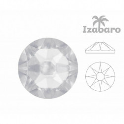 144 ks Izabaro Crystal Crystal Round Chaton Rose Hotfix Ss10 2.8mm Skleněné krystaly 2088 Izabaro Iron Faceted Hot Fix