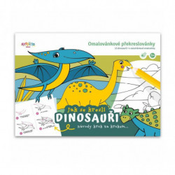 Omalovánky Jak se kreslí DINOSAUŘI + pastelky STAEDTLER om_0003