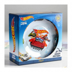 Dětský jídelní set motiv "Hot Wheels", 3 kusy v balení