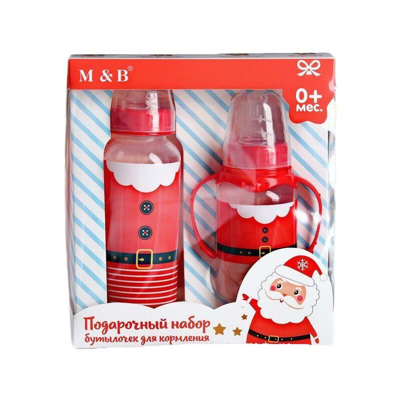 Sada lahví na krmení "Santa Claus" 150 a 250 ml