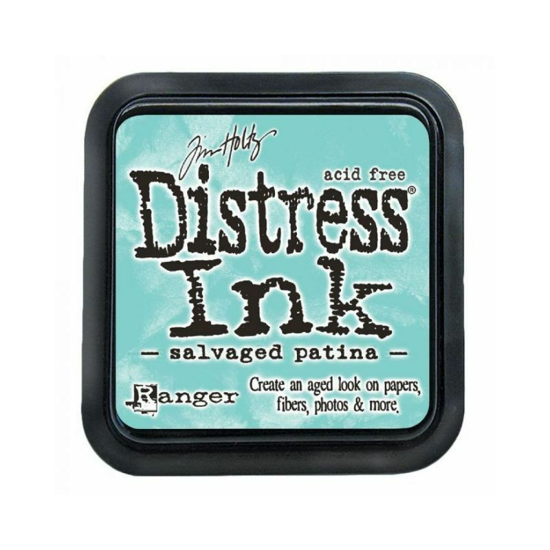 Ranger Polštářek Distress Ink Salvaged Patina , inkousty pigmentové, polštářky papír scrapbooking