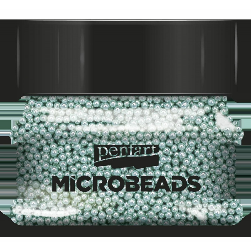 Korálky skleněné MICROBEADS PENTART MENTOLOVÁ, pe 38994