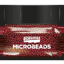 Korálky skleněné MICROBEADS PENTART ČERVENÁ, pe 38987