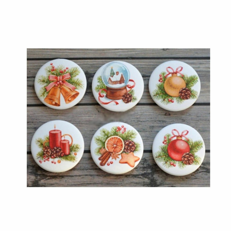 1 Set Mix Glue Na Cabochon Decoupage Dekorační prvky Scrapbooking Papírové řemesla Diy 25mm