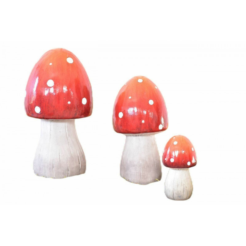 1 ks Keramický fly agaric 15 5x8 cm houba domácí a zahradní dekor velikonoční dekor