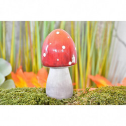 1 ks Keramický fly agaric 15 5x8 cm houba domácí a zahradní dekor velikonoční dekor