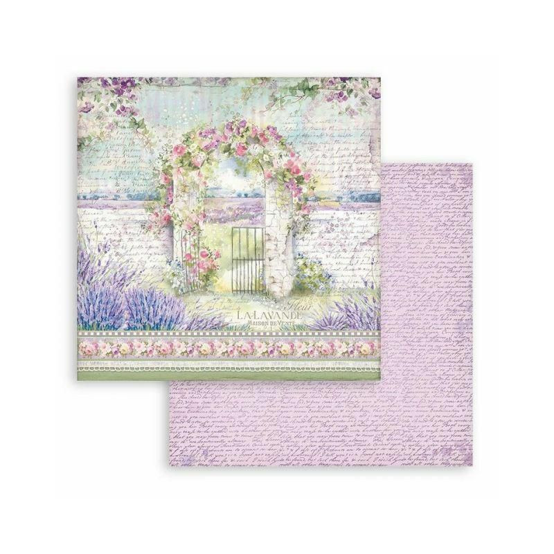 Stamperia Oboustranný papír na scrapbook Provence , 30 x 30 příroda papíry listy potiskem scrapbooking