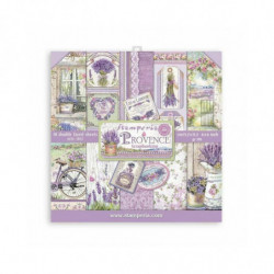 Stamperia Sada oboustranných papírů 15x15cm Provence (10ks), , papíry potiskem scrapbooking