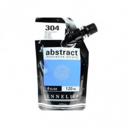 Akrylová Barva Abstract 120ml - Fluo Blue 304 Nebesky Modrá, Sennelier Akrylové Barvy Výtvarné Potřeby