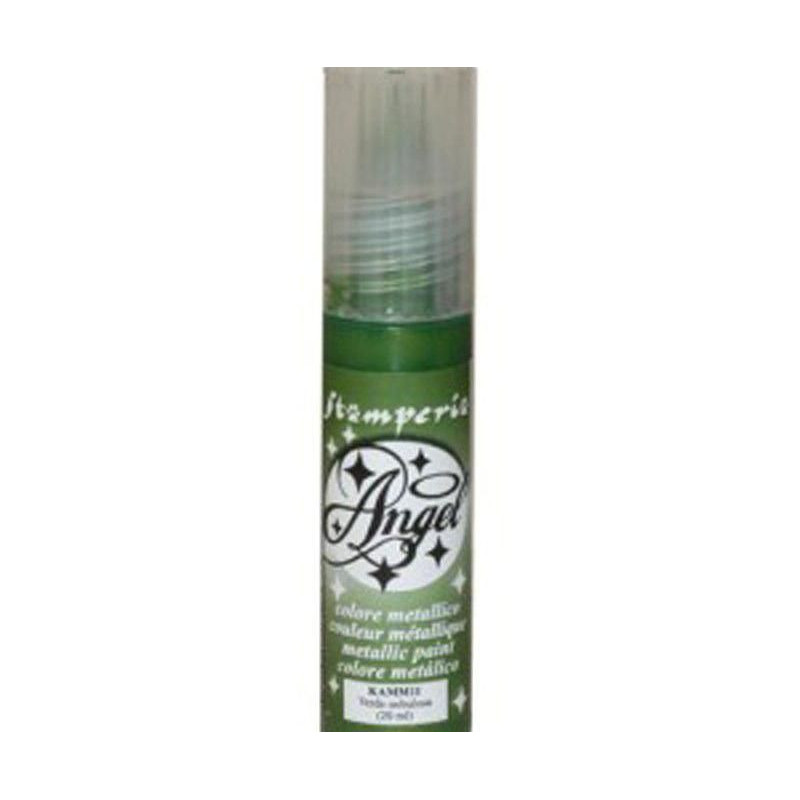 Metalická Barva Angel 20ml Nebula Green Zelená, Stamperia Kontury Barvy Speciální, Hobby Barvy Decoupage