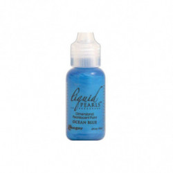 Tekuté Perly Liquid Pearls Ocean Blue 18ml Ranger Kontury Barvy Speciální, Hobby Barvy Decoupage