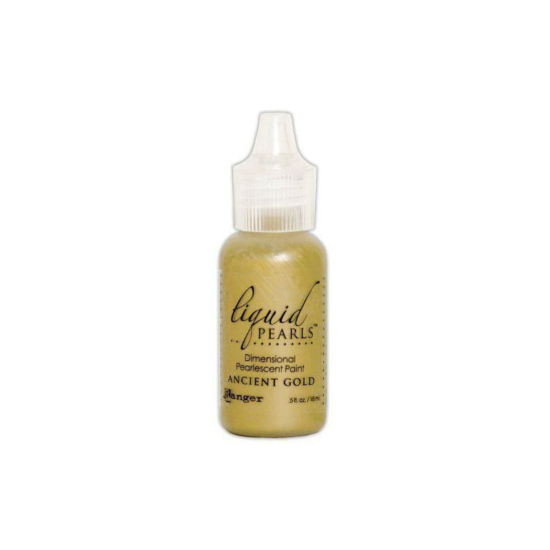 Tekuté Perly Liquid Pearls Ancient Gold 18ml Ranger Kontury Barvy Speciální, Hobby Barvy Decoupage