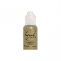 Tekuté Perly Liquid Pearls Bronze 18ml Ranger Kontury Barvy Speciální, Hobby Barvy Decoupage