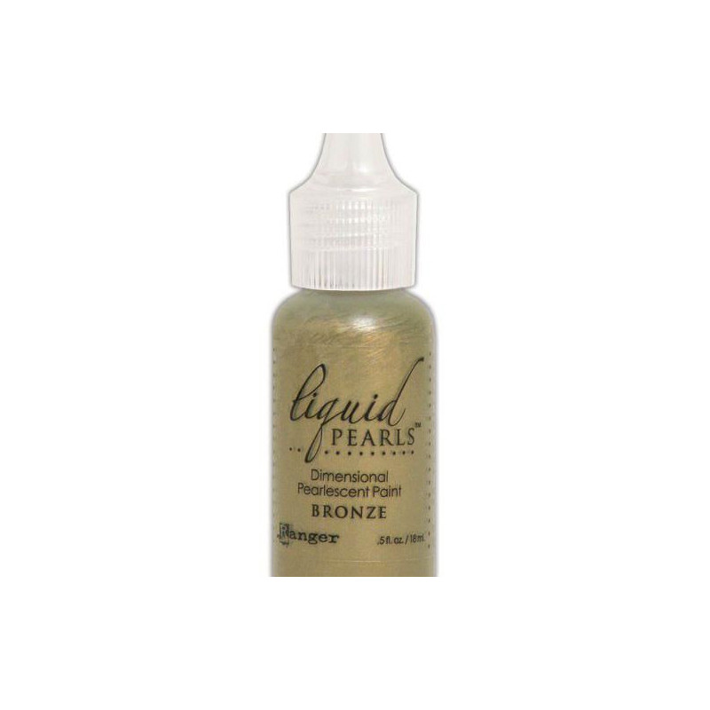 Tekuté Perly Liquid Pearls Bronze 18ml Ranger Kontury Barvy Speciální, Hobby Barvy Decoupage