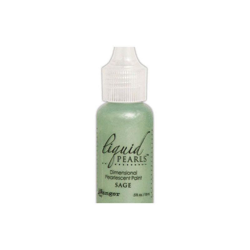 Tekuté Perly Liquid Pearls Sage 18ml Ranger Kontury Barvy Speciální, Hobby Barvy Decoupage