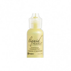 Tekuté Perly Liquid Pearls Lemon Chiffon 18ml Ranger Kontury Barvy Speciální, Hobby Barvy Decoupage