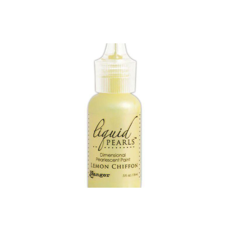 Tekuté Perly Liquid Pearls Lemon Chiffon 18ml Ranger Kontury Barvy Speciální, Hobby Barvy Decoupage