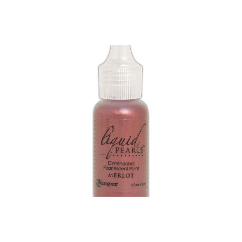 Tekuté Perly Liquid Pearls Merlot 18ml Ranger Kontury Barvy Speciální, Hobby Barvy Decoupage