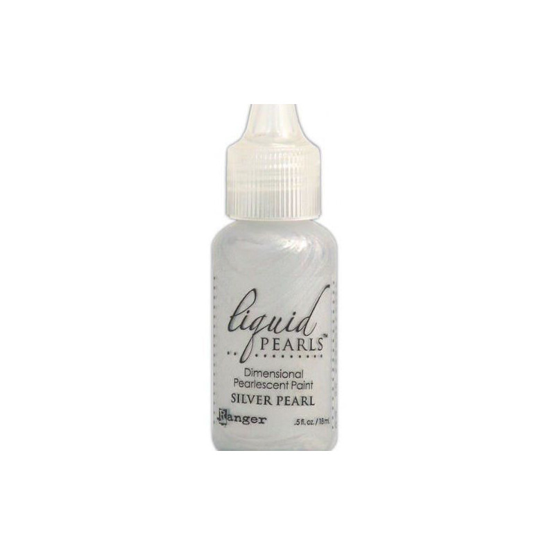 Tekuté Perly Liquid Pearls Silver Pearl 18ml Ranger Kontury Barvy Speciální, Hobby Barvy Decoupage