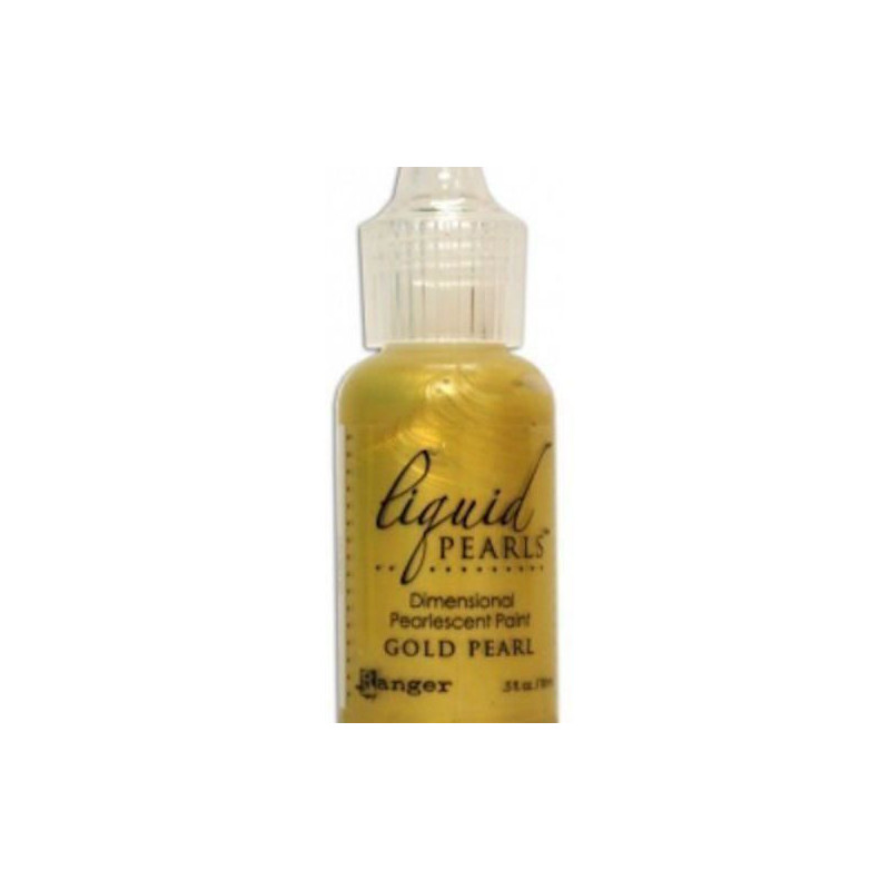 Tekuté Perly Liquid Pearls Gold Pearl 18ml Ranger Kontury Barvy Speciální, Hobby Barvy Decoupage