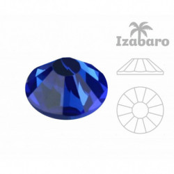 Izabaro Crystal Hotfix Ss16 Round Rose Flat Back 2038 Izabaro