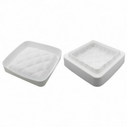 Bílá - potravinářská třída Silicone Baking Mold DIY Cake Accessories 16x5.3cm 1 kus