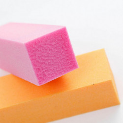 Sponge Nail Block Files Emery Board Cosmetic náhodně 9.5 cm x2.5cm (3 6/8 "x1") - 9cm x2.5cm (3 4/8 "x1"), 1 kus